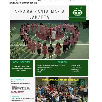 Kerja Sama Asrama Santa Maria